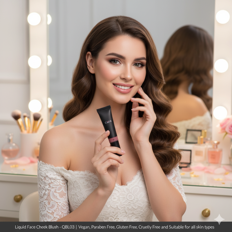 Liquid Face Cheek Blush - Pinch - QBL03 | Vegan